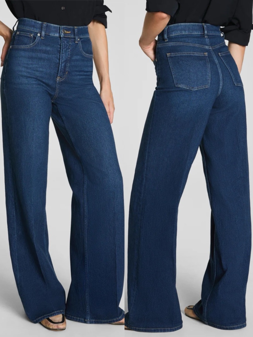 NWT Spanx Wide Leg Jeans SPANXShape